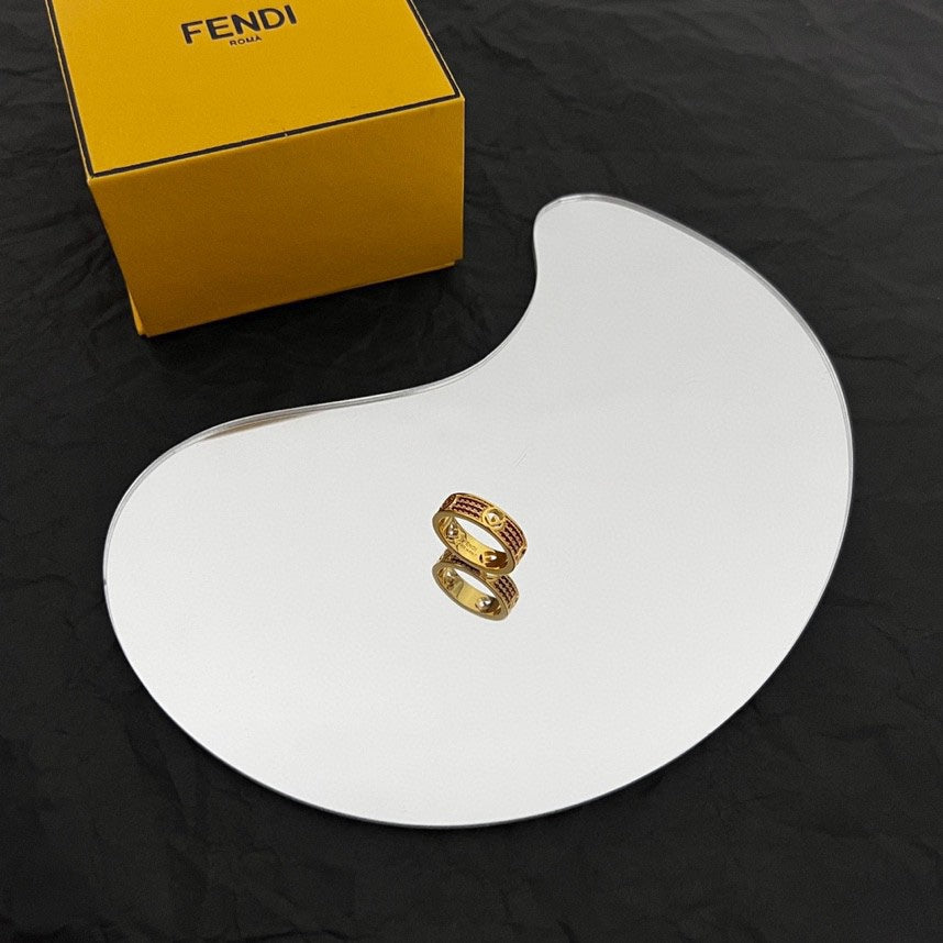 Fendi Is 18K Gold Ring