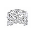 Hermes Chaine D'Ancre Wide Cutwork 18K Gold Bracelet