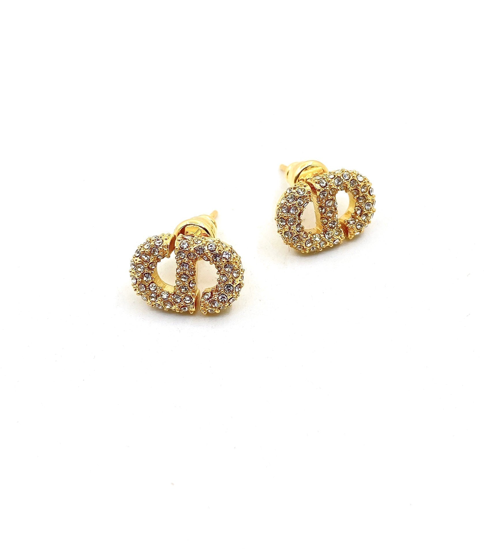 Dior Diamonds 18K Gold Earrings
