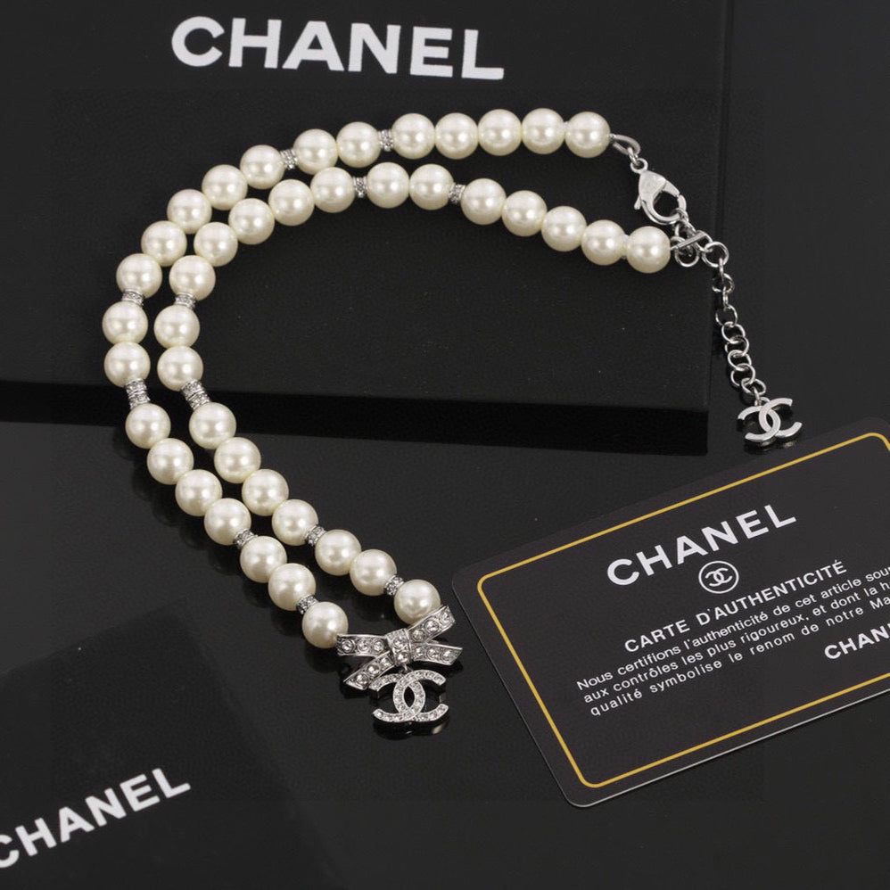 Chanel Centenary Pearls 18K Gold Necklace