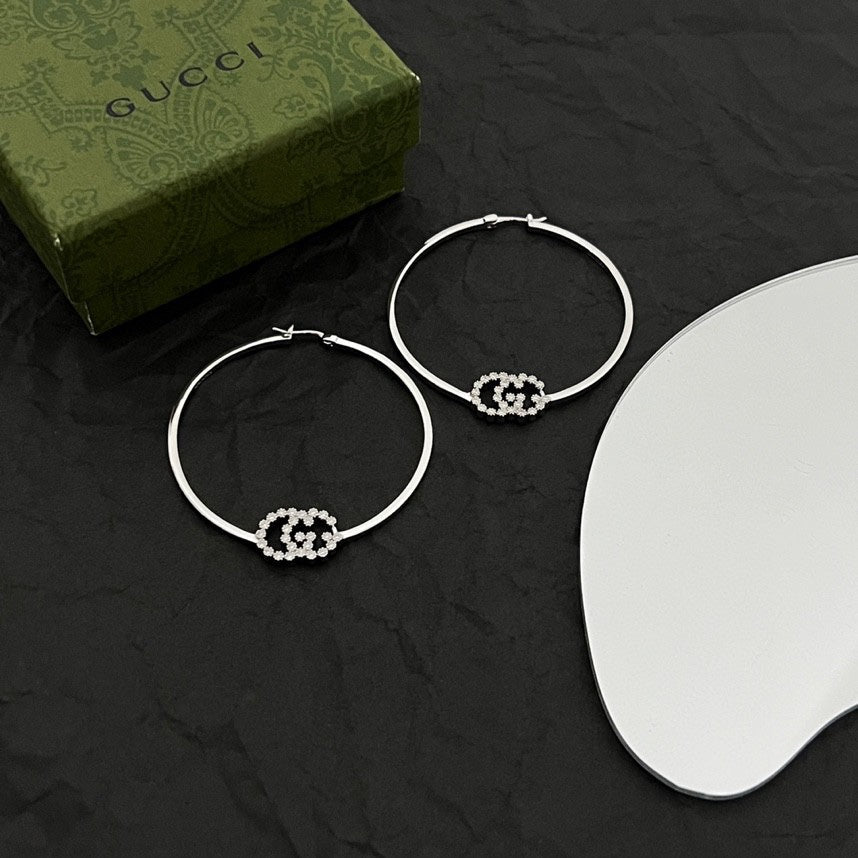 Gucci Double Running Diamond 18K Gold Bracelet