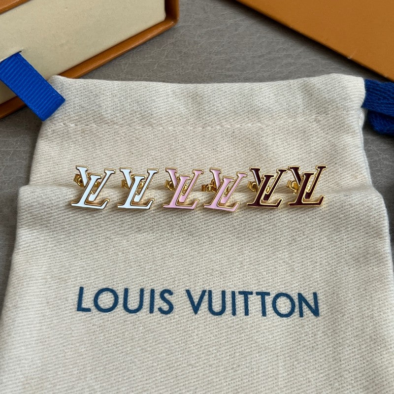 Louis Vuitton Color Iconic 18K Gold Earrings