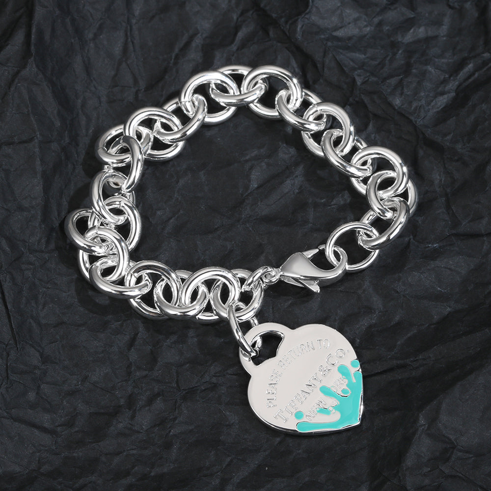Tiffany Heart Tag 18K Gold Bracelet