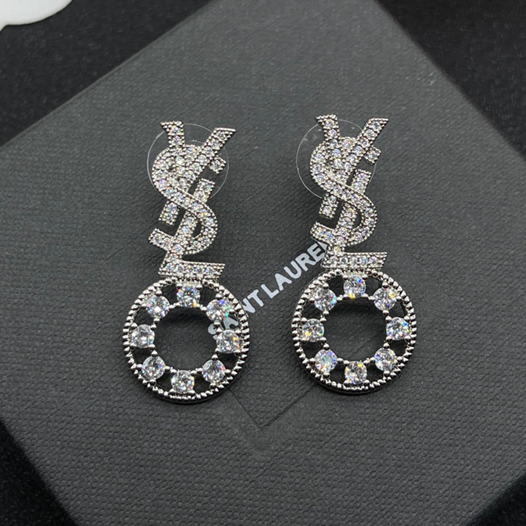 YSL Diamonds 18K Gold Earrings