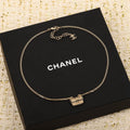 Chanel Bag Pendant 18K Gold Necklace