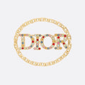 Dior Revolution Color Crystals 18K Gold Brooch