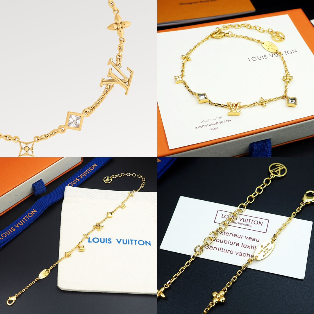 Louis Vuitton In The Sky 18K Gold Bracelet