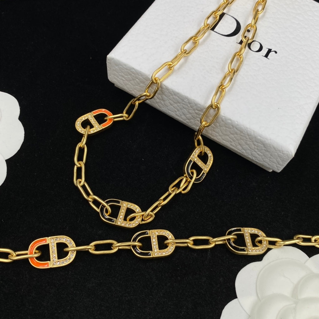Dior Color 18K Gold Necklace