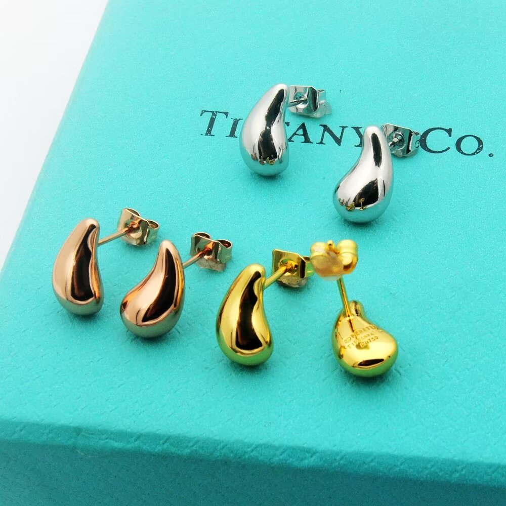 Tiffany Horn 18K Gold Earrings