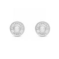 Balenciaga Circle 18K Gold Earrings