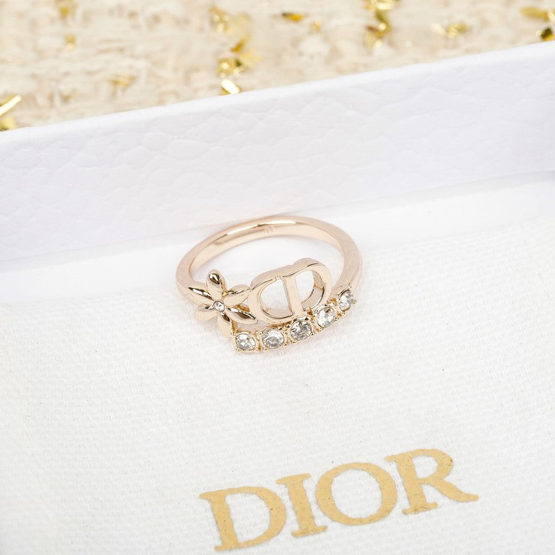 Dior Diamond 18K Gold Ring