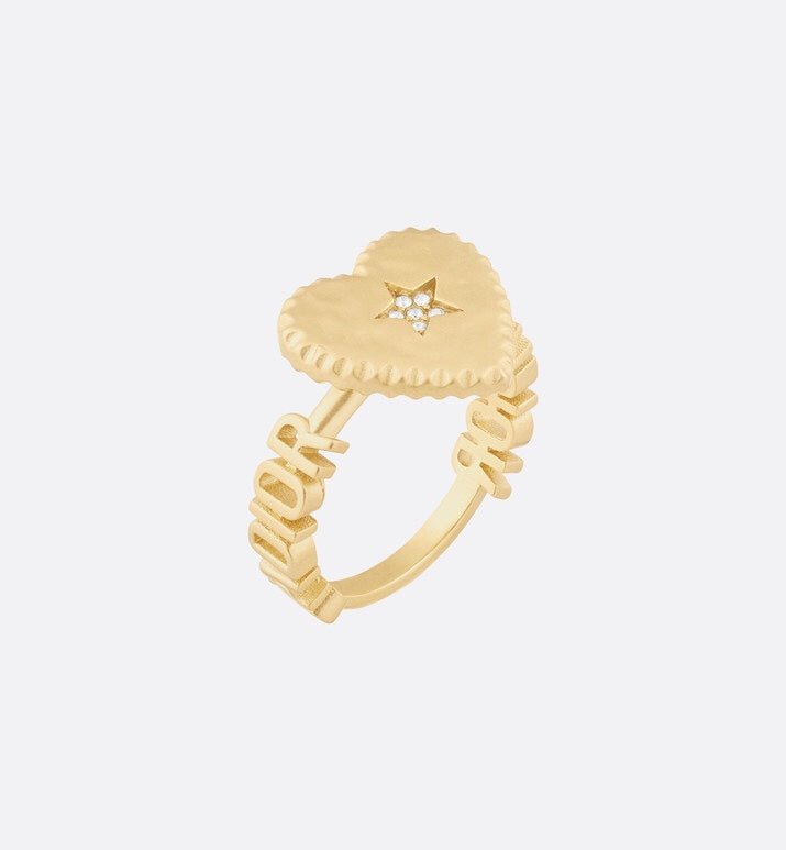 Dior J'adior Heart 18K Gold Ring