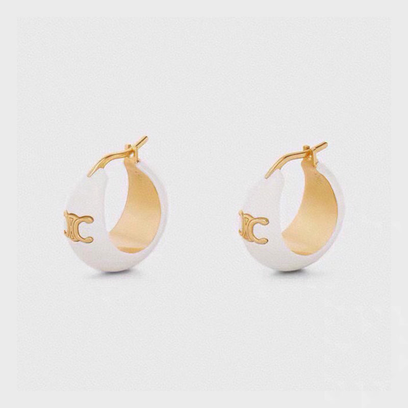 Celine Pearl 18K Gold Earrings