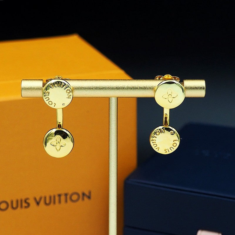Louis Vuitton Studs 18K Gold Earrings