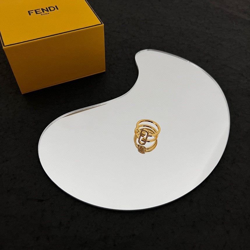Fendi OLock 18K Gold Ring