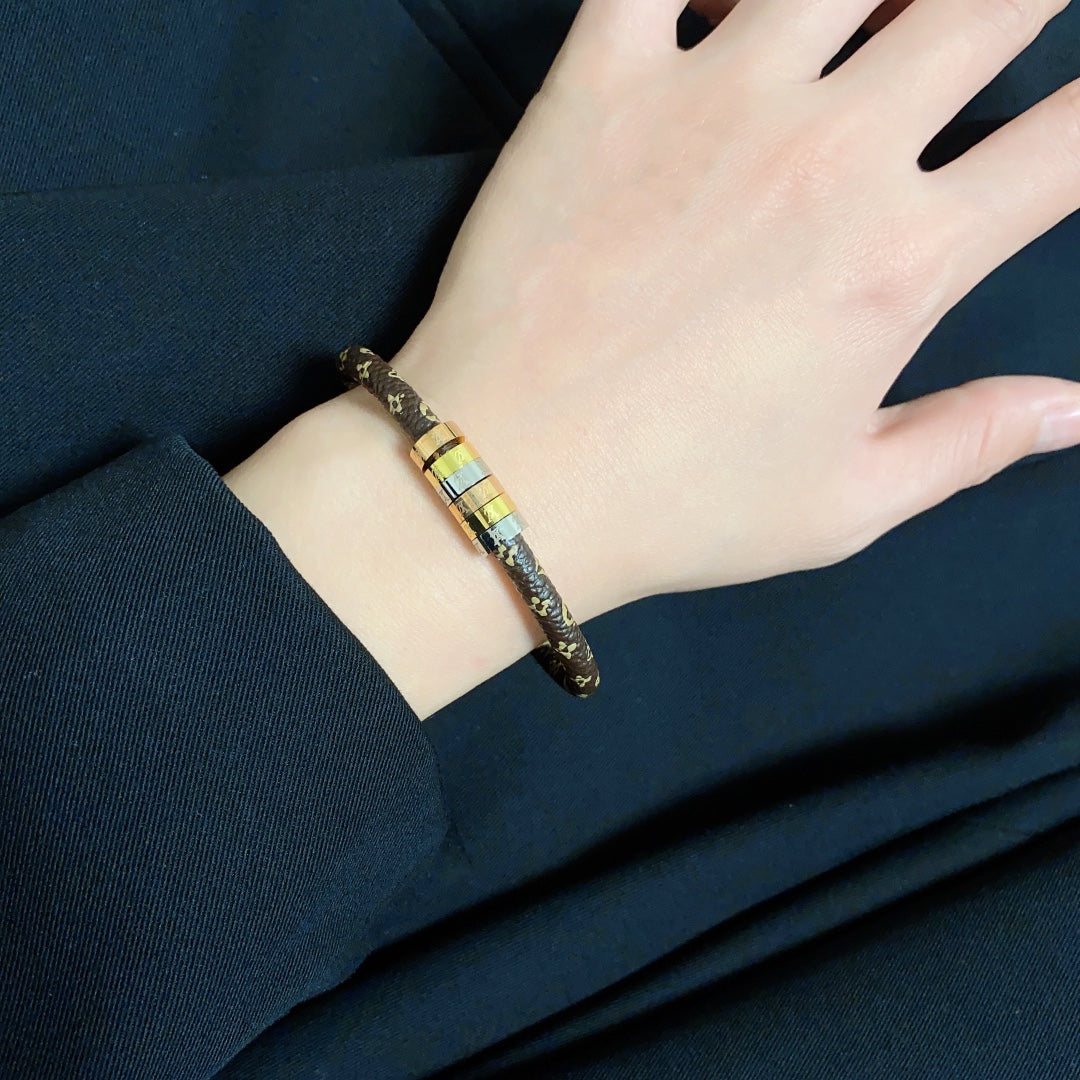 Louis Vuitton Monogram 18K Gold Bracelet