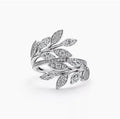 Tiffany Victoria Diamond Vine Bypass 18K Gold Ring