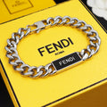 Fendi Chain 18K Gold Bracelet