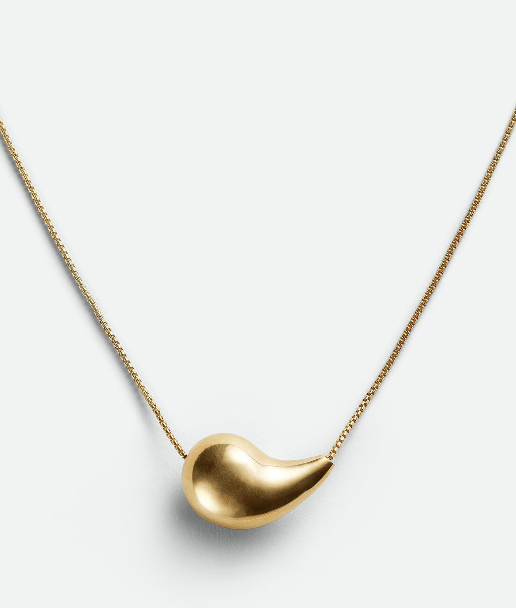 Bvlgari Drop Pendant 18K Gold Necklace