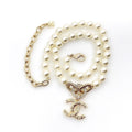 Chanel Pearls Choker 18K Gold Necklace