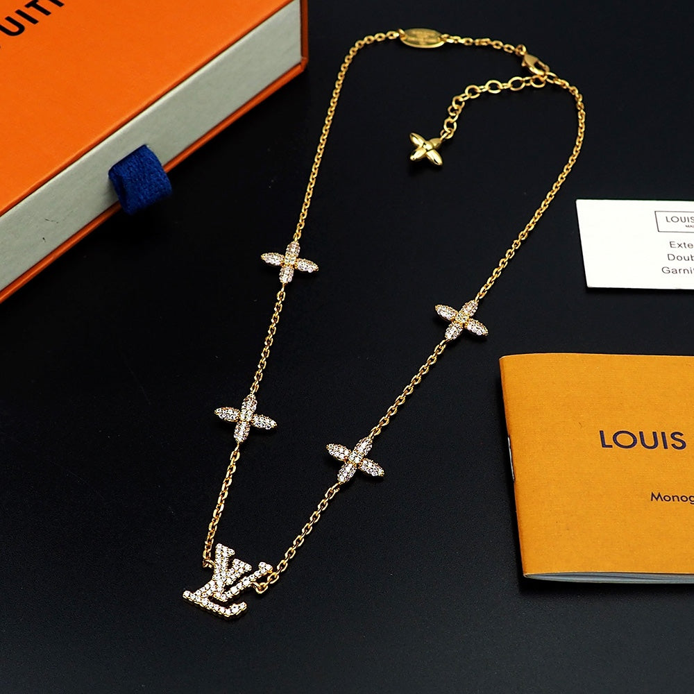 Louis Vuitton Iconic Tresor 18K Gold Necklace