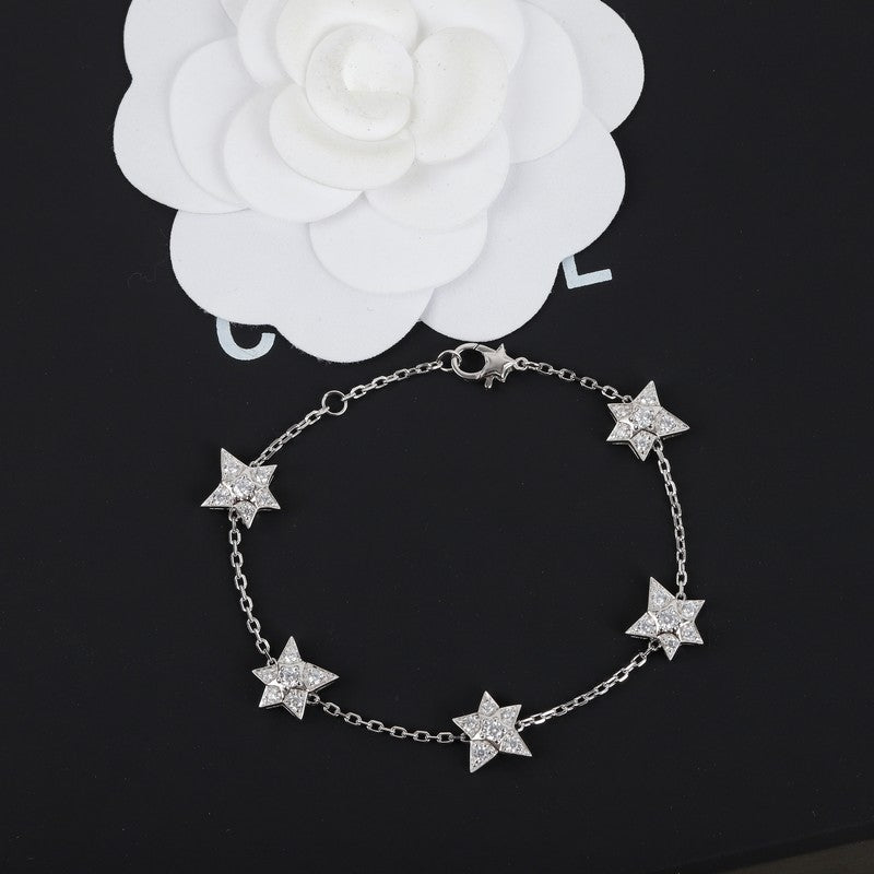 Chanel Star Diamond 18K Gold Bracelet