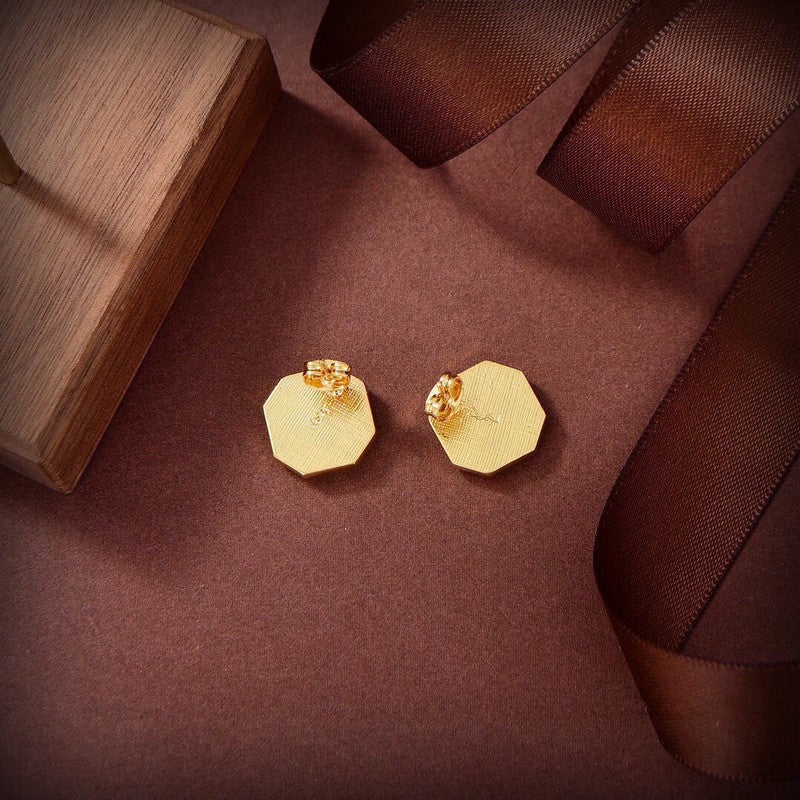 YSL Gold 18K Gold Earrings