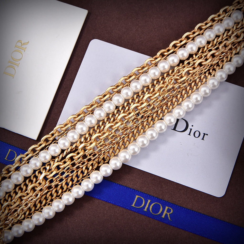 Dior Tassel 18K Gold Necklace