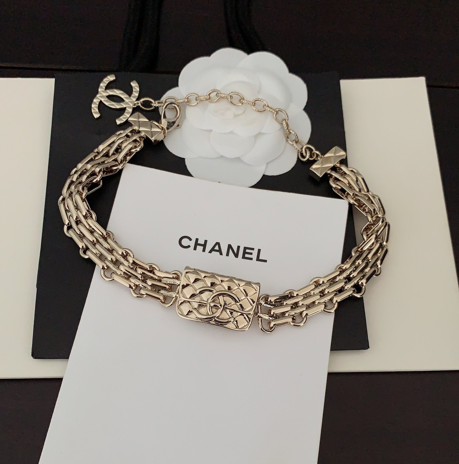 Chanel Gold Chain 18K Gold Necklace