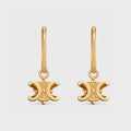 Celine Solitaire 18K Gold Earrings