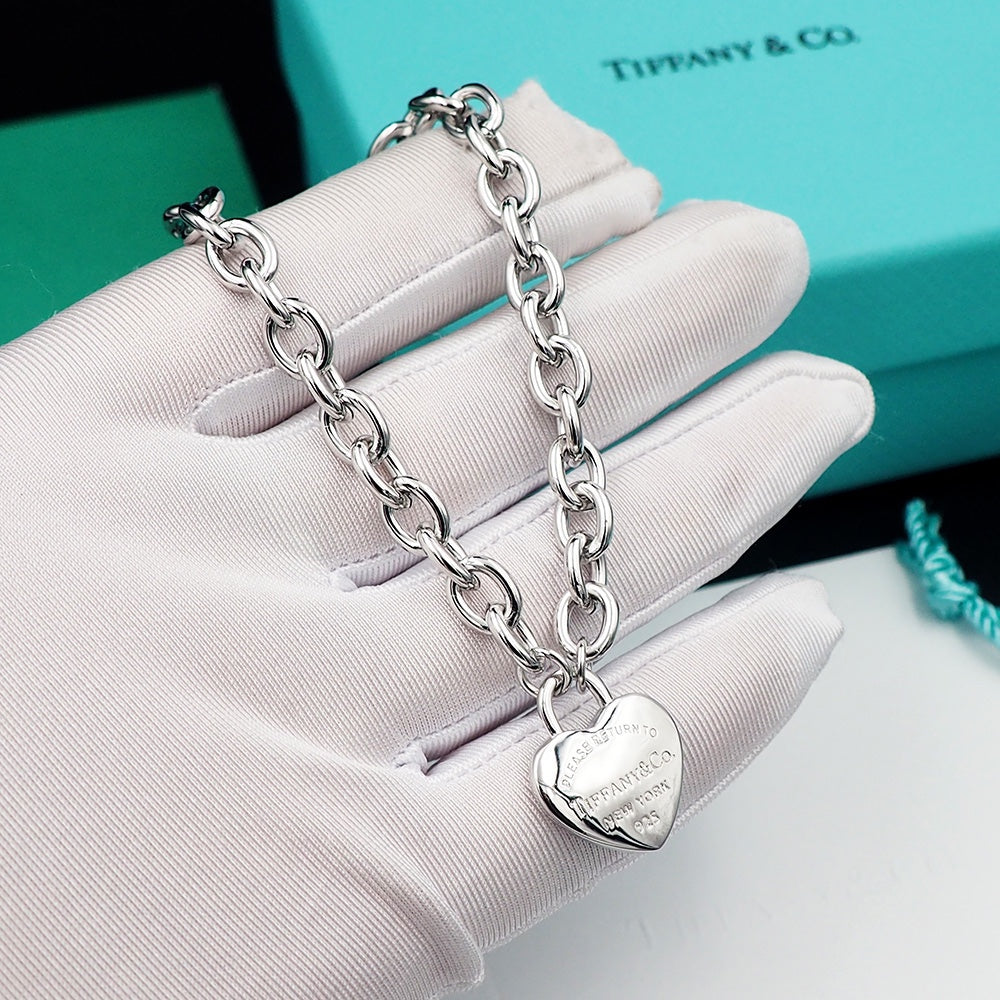 Tiffany Tag Chain 18K Gold Bracelet