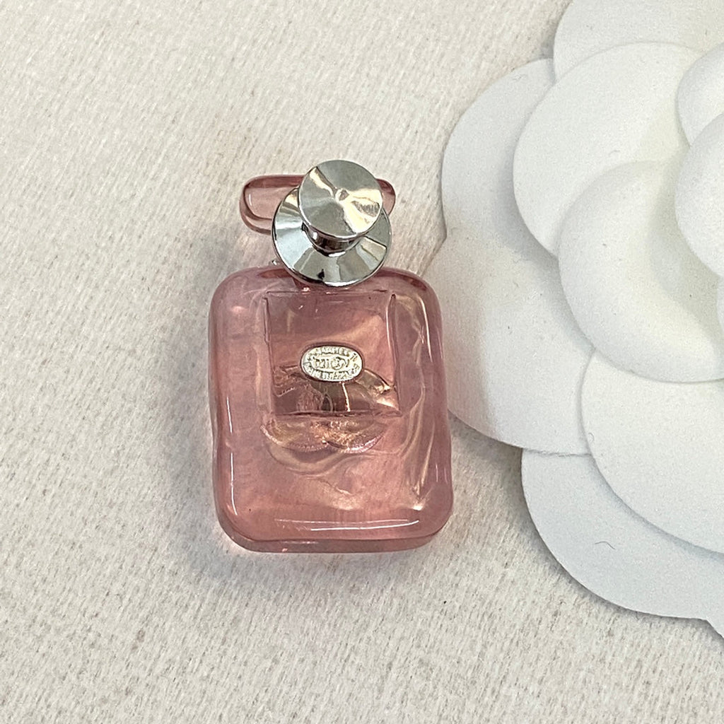 Chanel Perfume Color Bottle 18K Gold Brooch