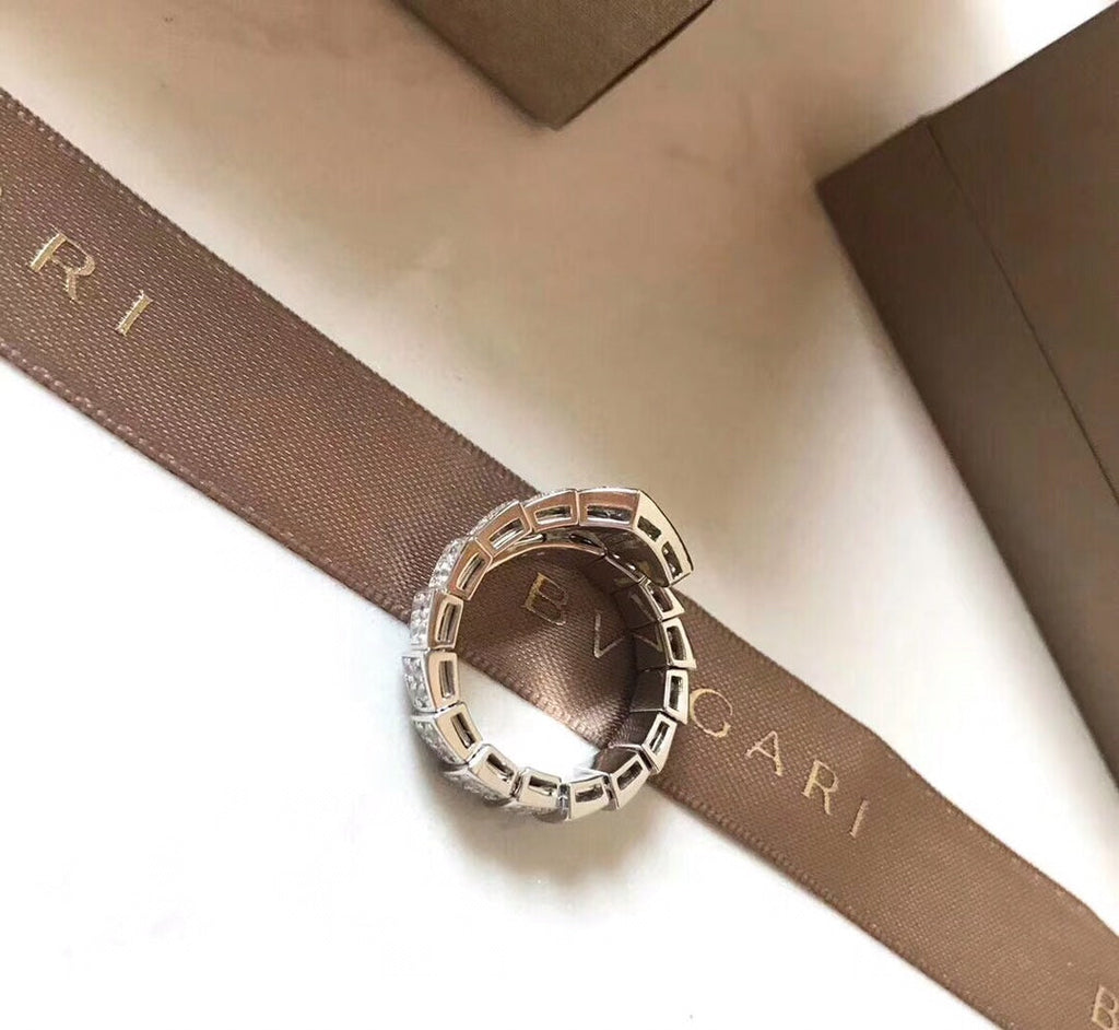 Bvlgari Serpenti Viper 18K Gold Ring