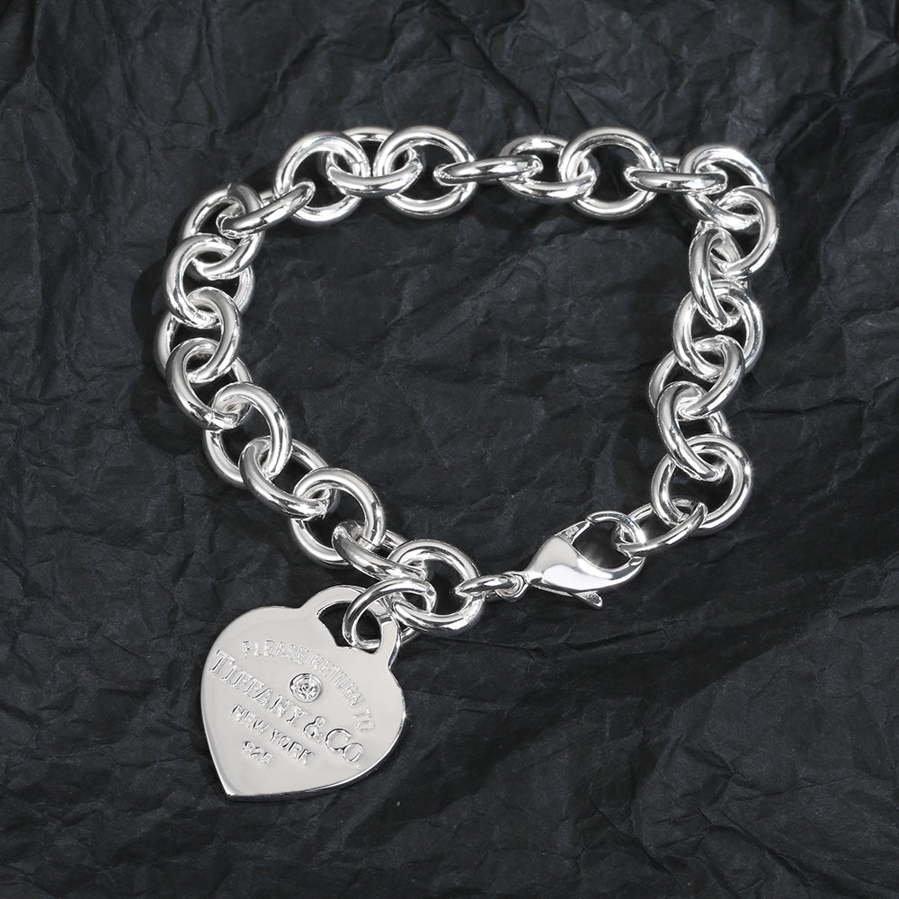 Tiffany Heart Tag 18K Gold Bracelet