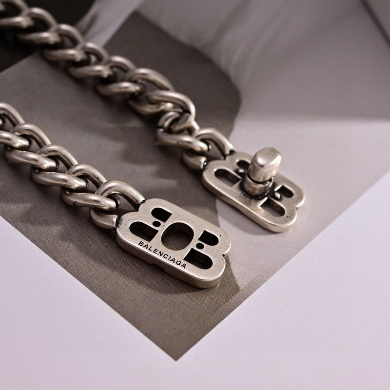 Balenciaga Monaco Chain 18K Gold Necklace