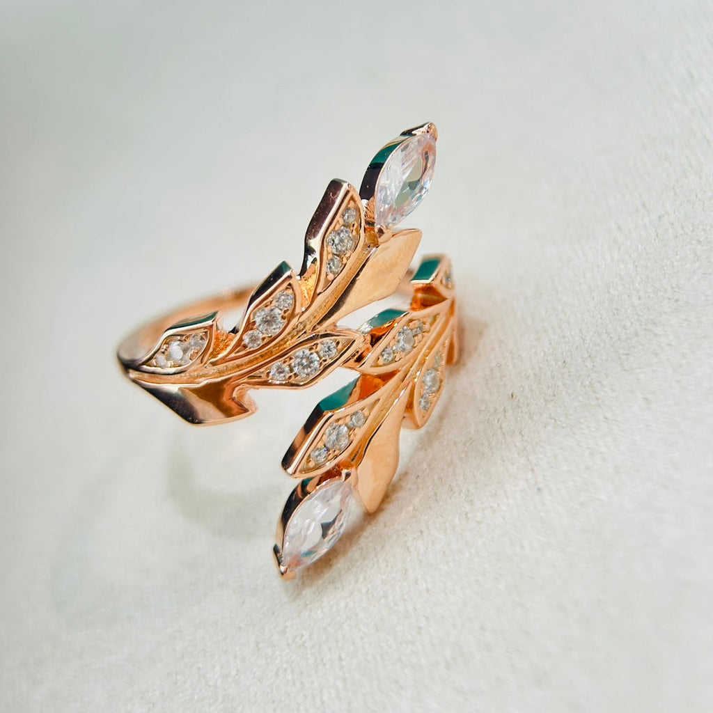 Tiffany Victoria Vine Bypass 18K Gold Ring