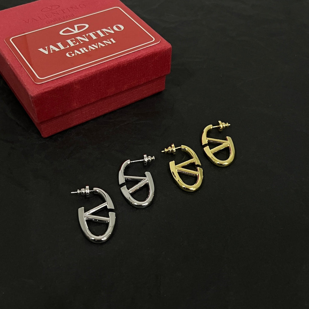 Valentino Gold 18K Gold Earrings