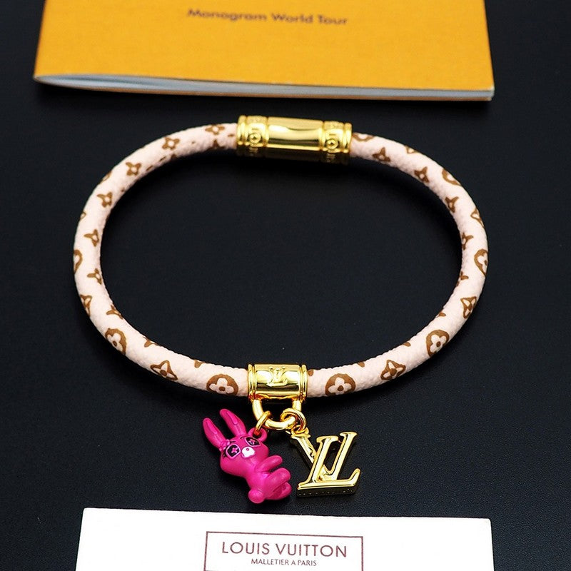 Louis Vuitton Animogram 18K Gold Bracelet