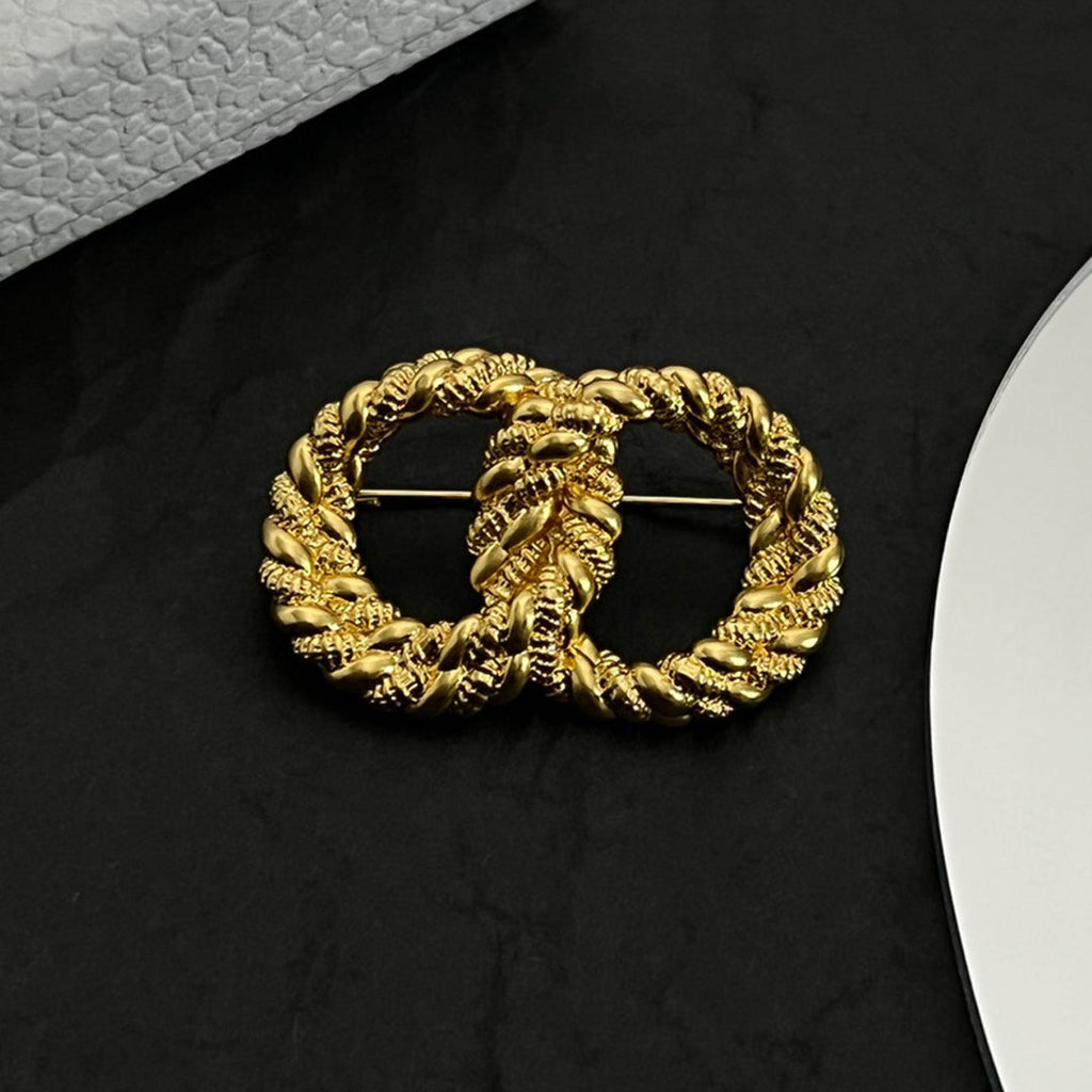 Dior Revolution 18K Gold Brooch