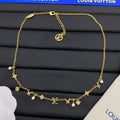 Louis Vuitton Pearl Gold 18K Gold Necklace