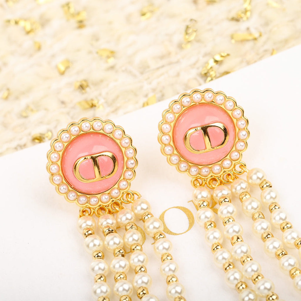 Dior Petit Tassel 18K Gold Earrings