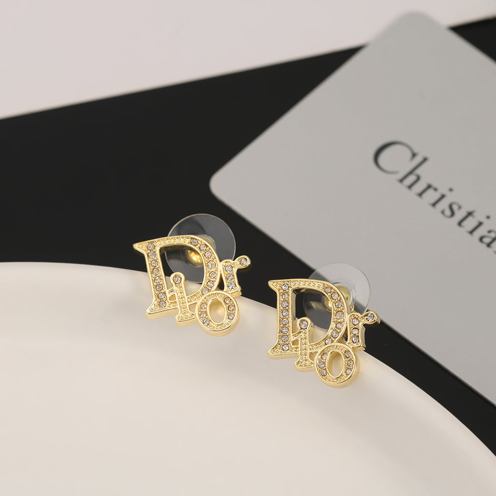 Dior Tribales Diamond 18K Gold Earrings