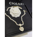 Chanel 24A Pearl 18K Gold Necklace