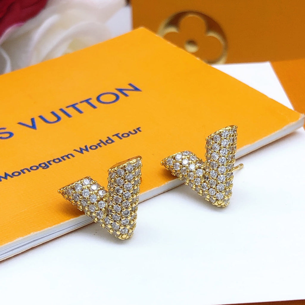 Louis Vuitton Diamonds 18K Gold Earrings