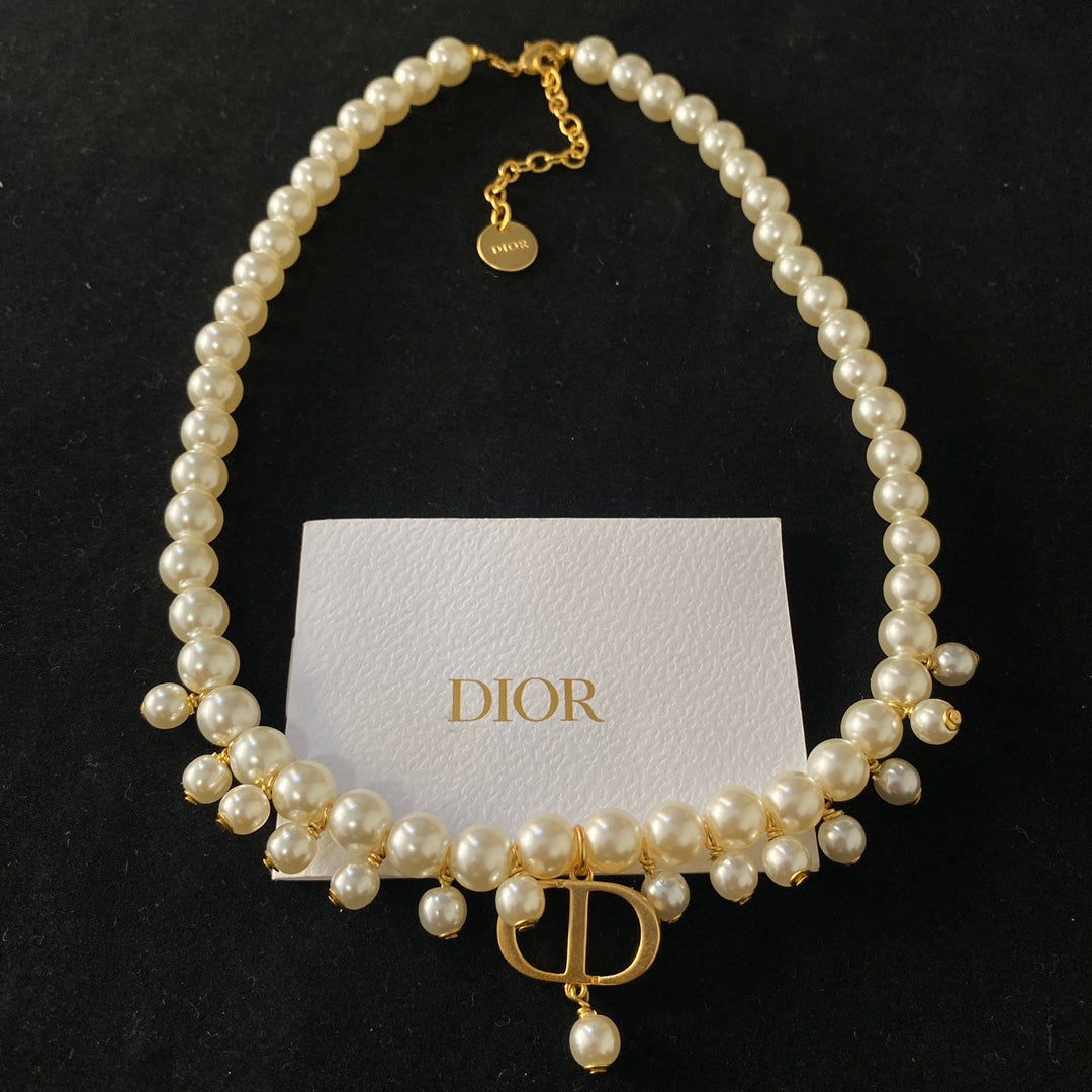 Dior Pearls 18K Gold Necklace