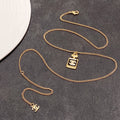 Chanel Perfume Bottle 18K Gold Necklace