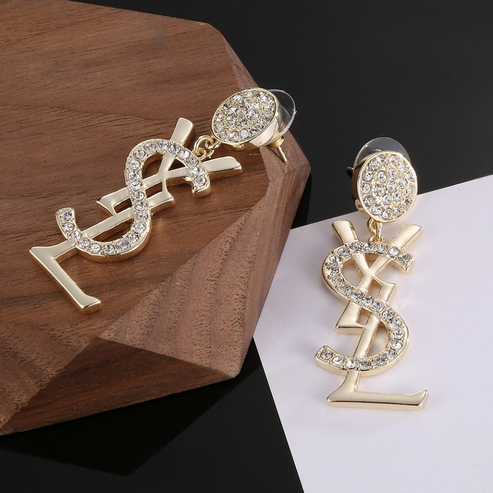 YSL Diamonds 18K Gold Earrings