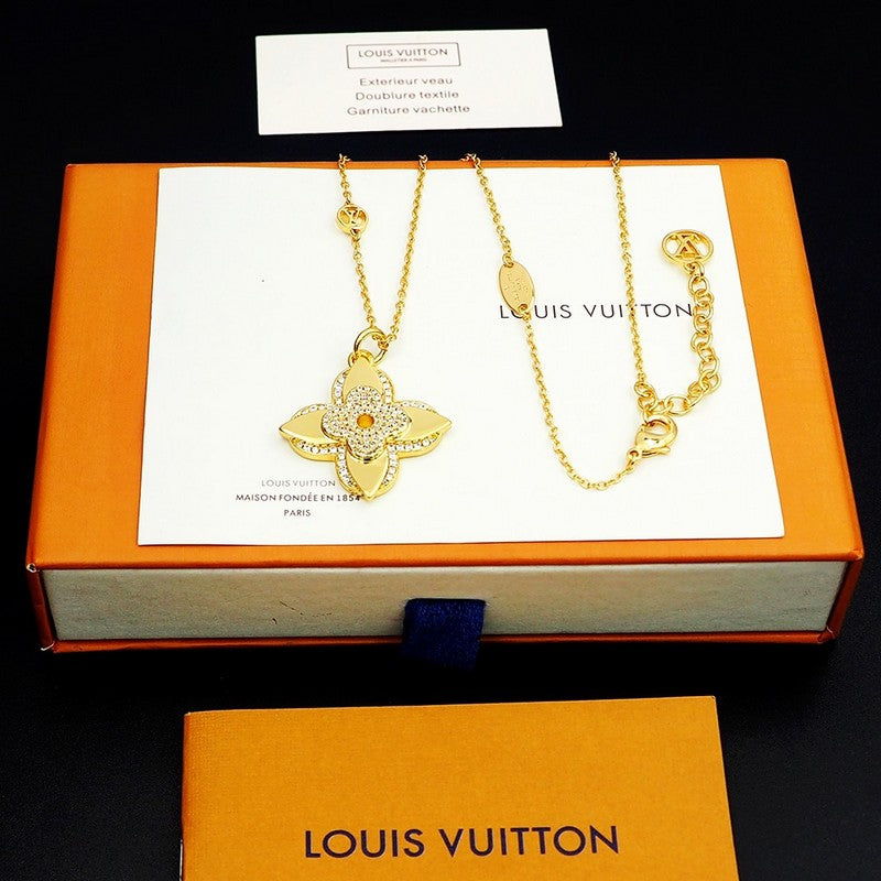 Louis Vuitton Medaillon 18K Gold Necklace