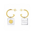 Celine Hoops 18K Gold Earrings