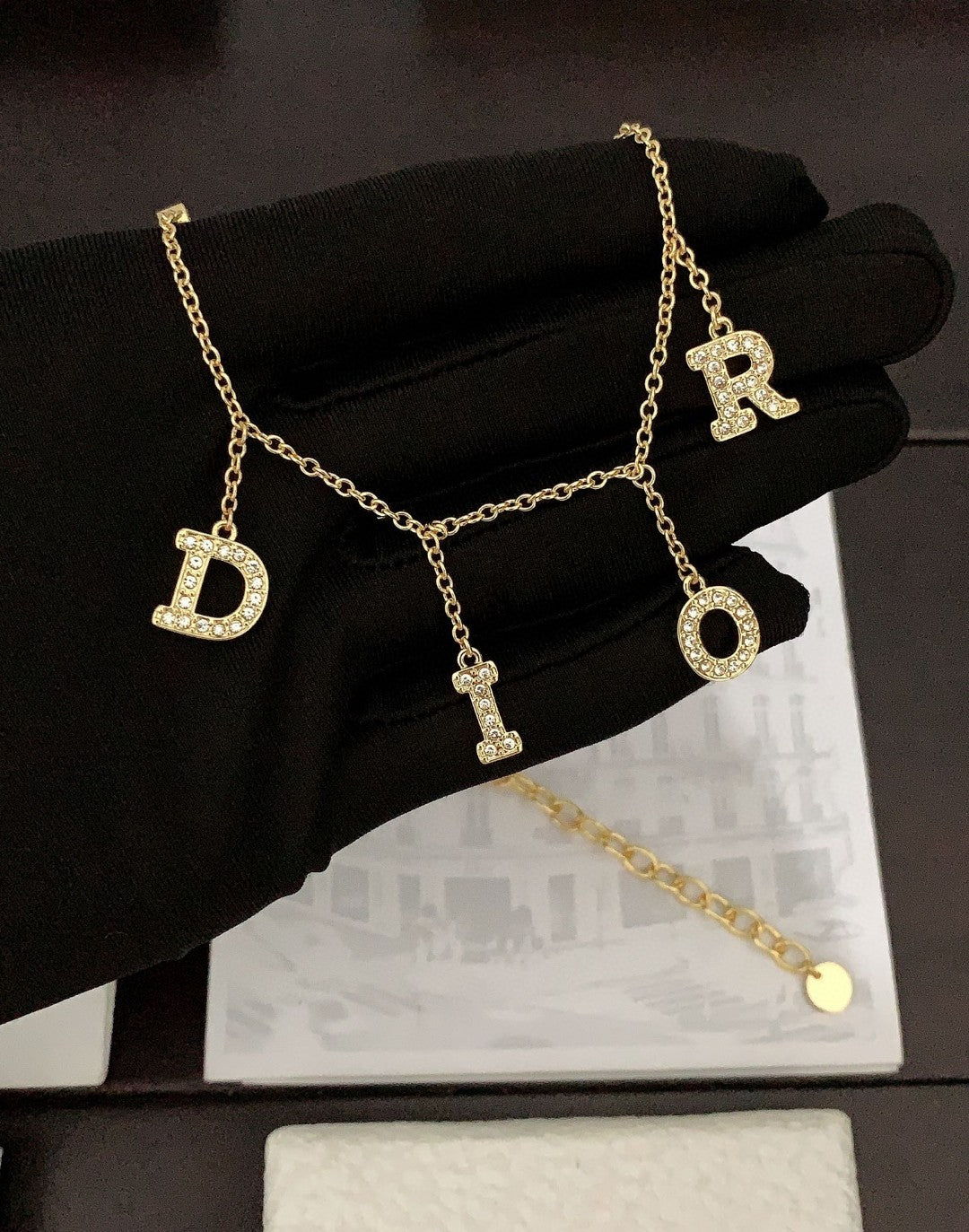 Dior 30 Montaigne 18K Gold Necklace